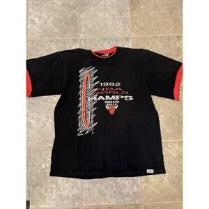 Vintage Chicago Bulls 1992 NBA World Champions Shirt XL 90s